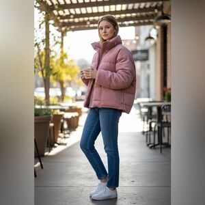 Pink Puffer Jacket